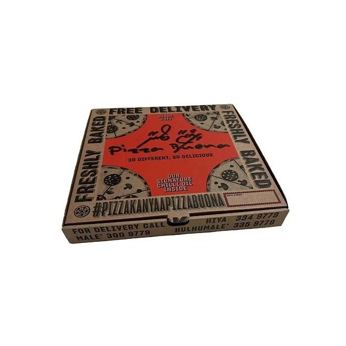 Oluklu Mukavva Pizza Kutusu