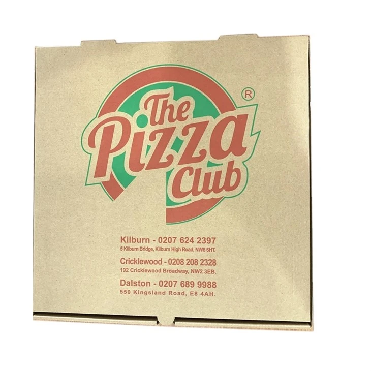 Özel Pizza Kutusu Parçalanabilir Malzeme