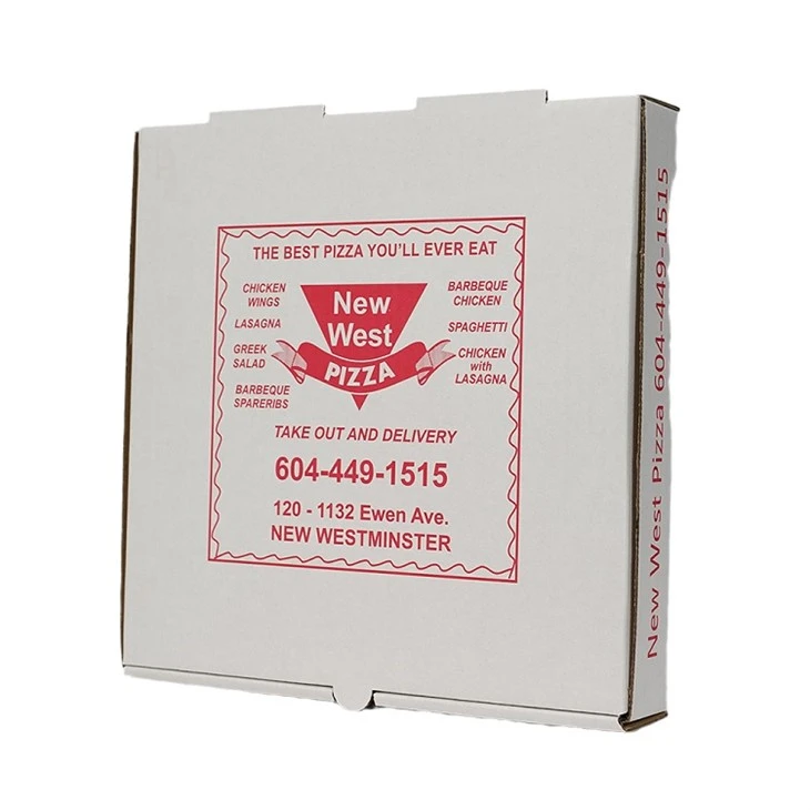 Çevre Dostu Kraft Kağıtlı Özel Logo Pizza Kutusu