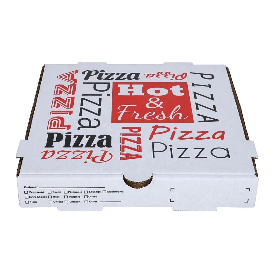 Taşınabilir Yeniden Kullanılabilir Oluklu Teslimat Pizza Kutusu