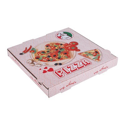 Özelleştirilmiş Oluklu Pizza Kutusu Karton Katlanır Kutu