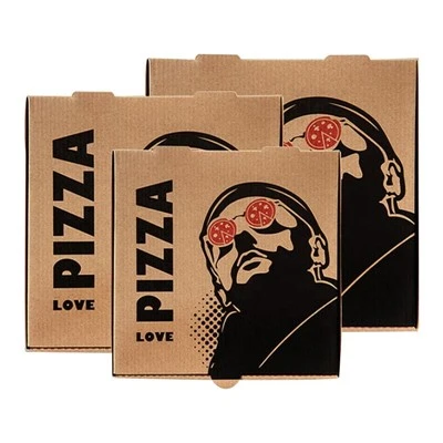 Oluklu Gıda Sınıfı Pizza Ambalaj Kutusu Özel Logo
